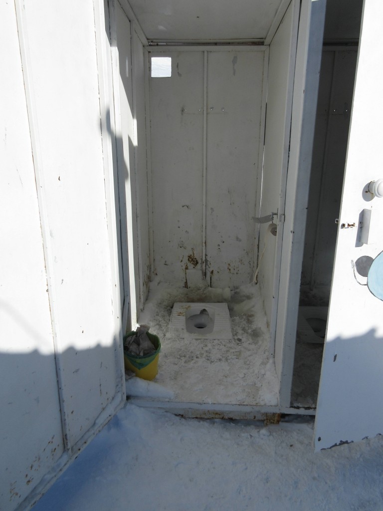 Try taking a shit in this while wearing ski boots 